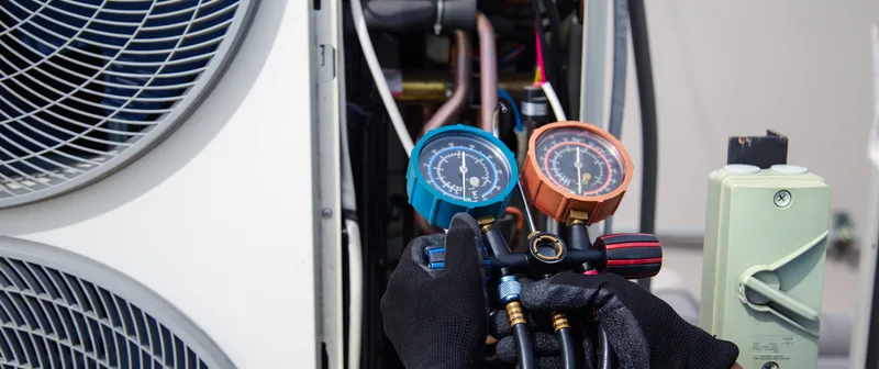 Commercial HVAC unit serviced by Plain View Solutions