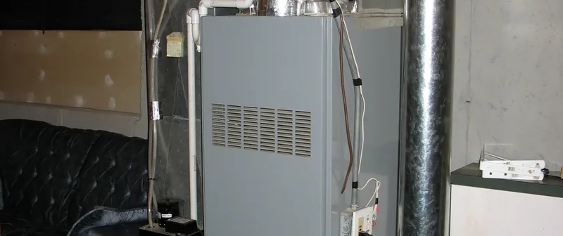 Gas furnace serviced by Plain View Solutions